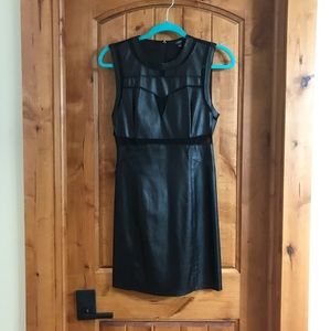 Guess Laser Cut Sheared Vegan Dress 8